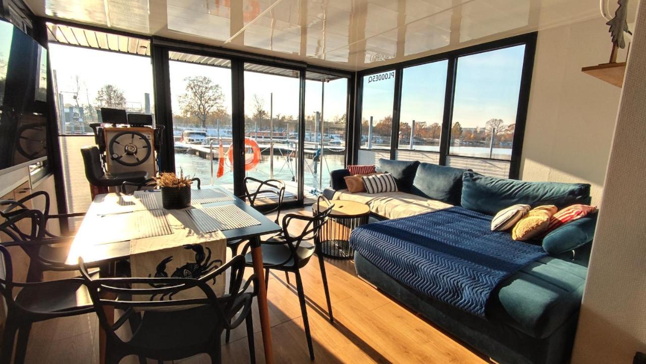Houseboat Water King Apartament Plywajacy Dom Na Wodzie, 7 Os Wrocław Eksteriør bilde