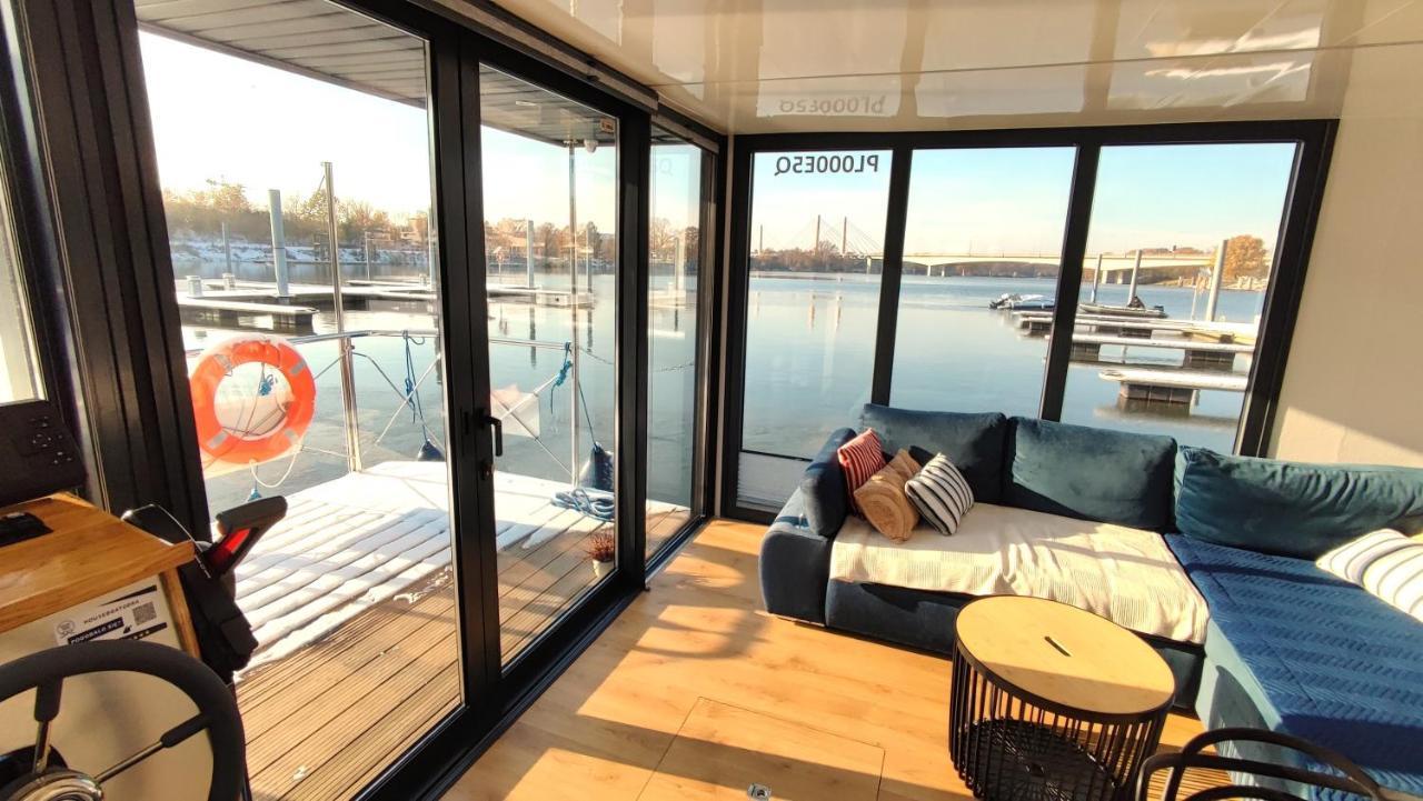 Houseboat Water King Apartament Plywajacy Dom Na Wodzie, 7 Os Wrocław Eksteriør bilde